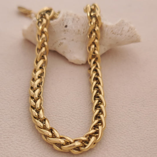 Braid chain bracelet