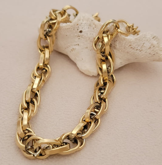 Triple chain bracelet