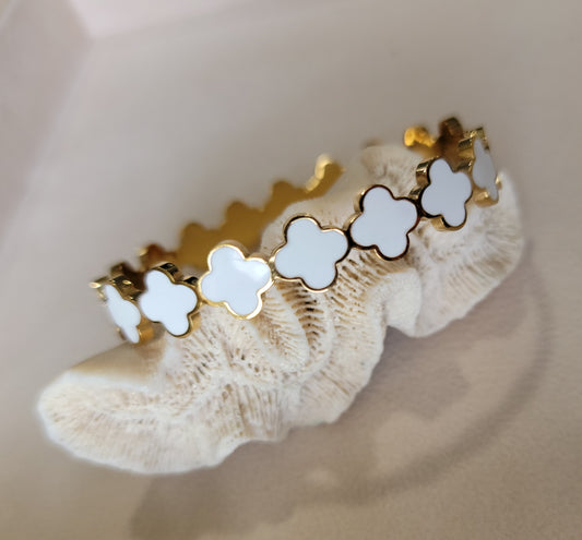 White clover bangle