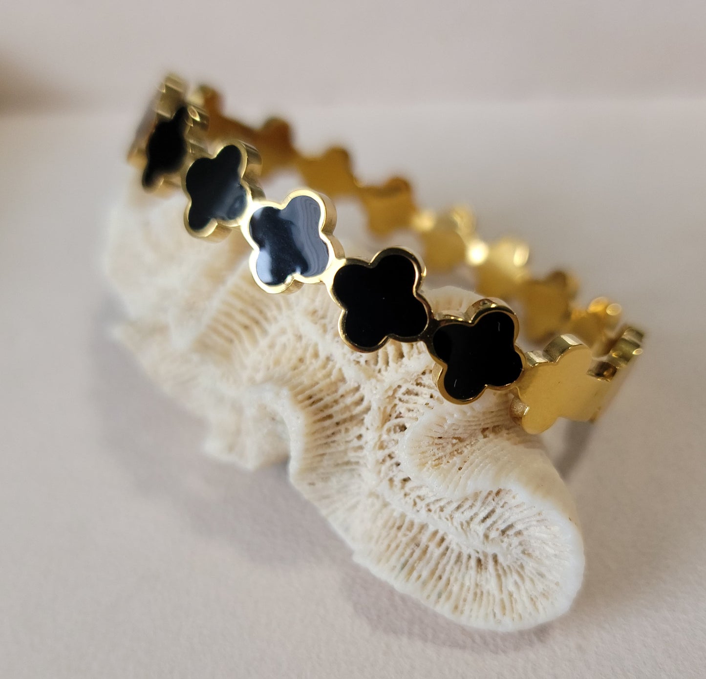 Black clover bangle